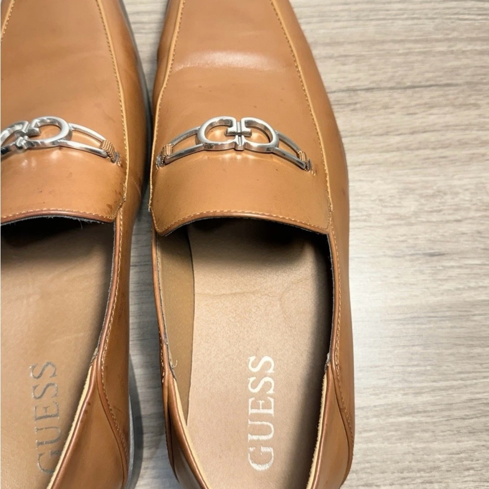 GUESS Men's Hawner Square Toe Slip On Dress Loafers - Picture 11 of 13